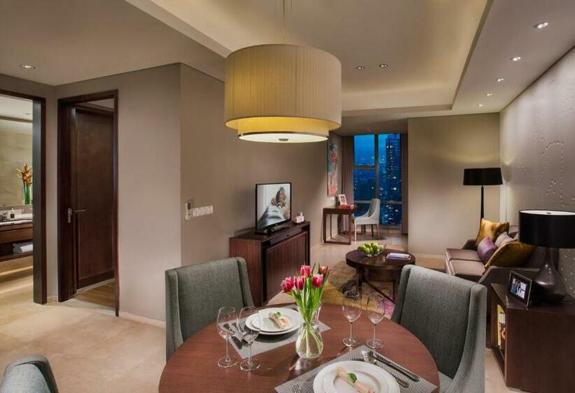 Апартаменты Deluxe 1 Спальня, Ascott Kuningan Jakarta