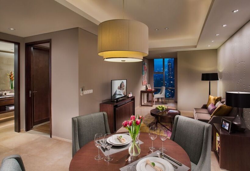 带2个卧室的优质公寓, Ascott Kuningan Jakarta