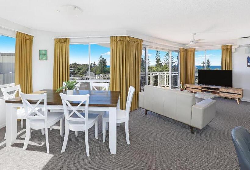 آپارتمان 3 خوابه با چشمانداز دریا, Beachside Resort Kawana Waters