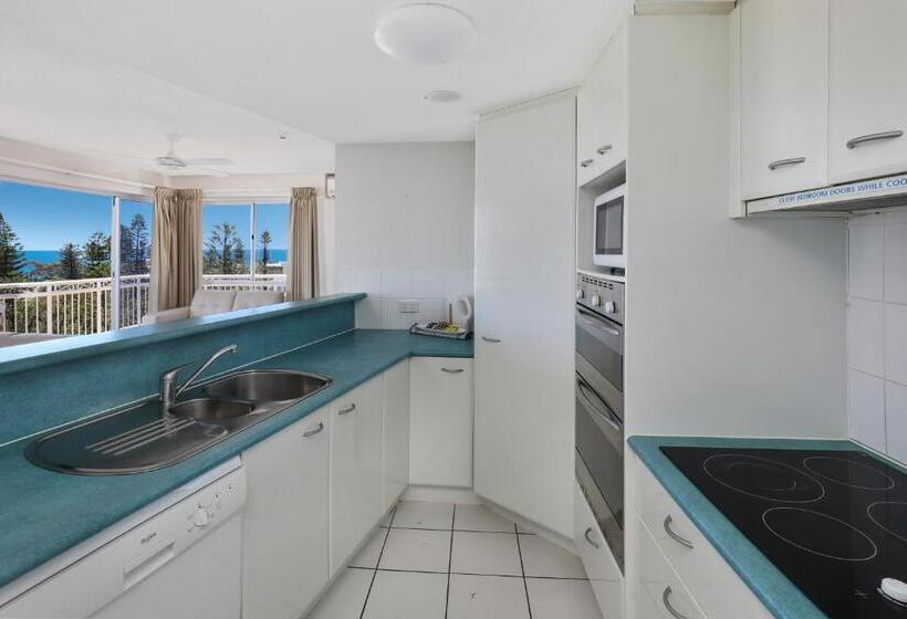 آپارتمان 3 خوابه با چشمانداز دریا, Beachside Resort Kawana Waters