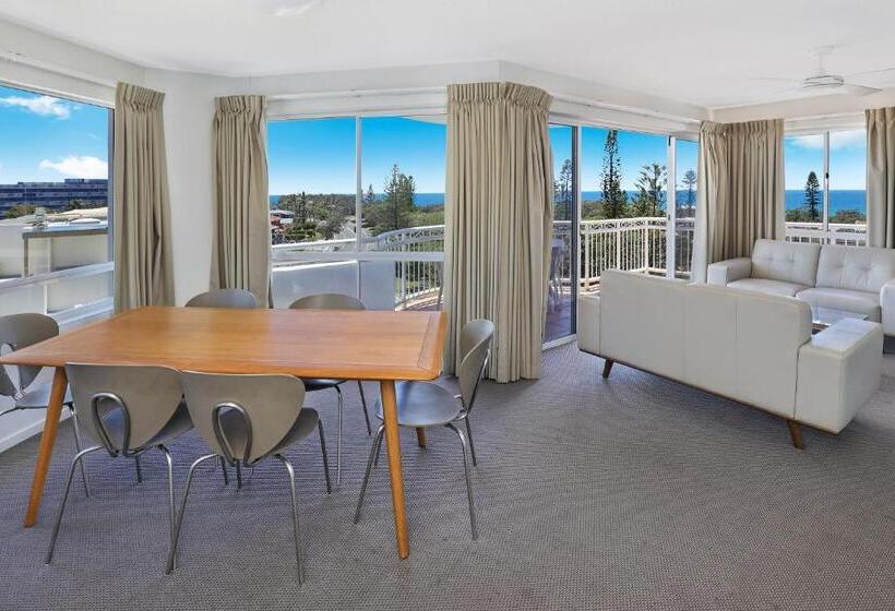 آپارتمان 3 خوابه با چشمانداز دریا, Beachside Resort Kawana Waters