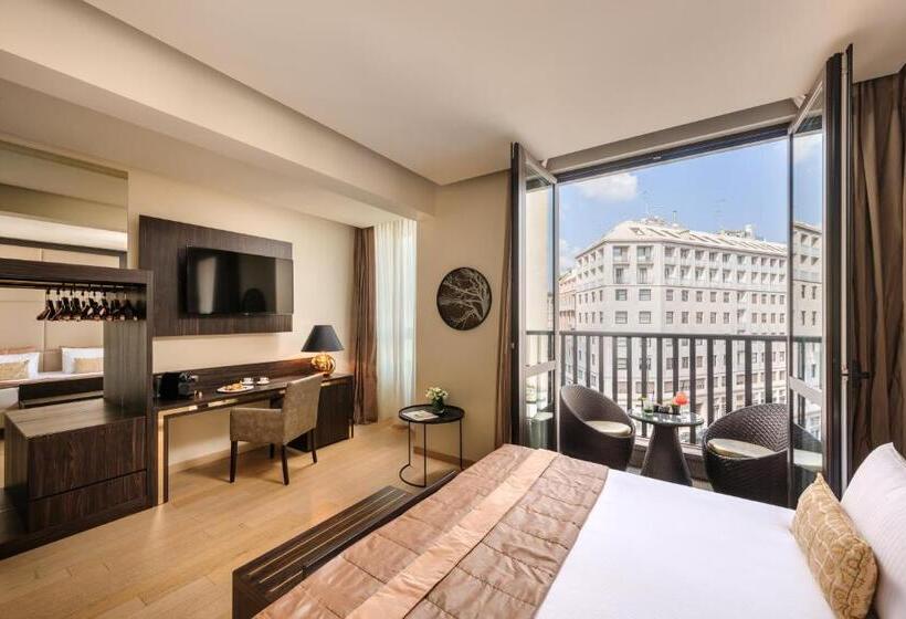 带阳台的豪华间, The Square Milano Duomo   Preferred Hotels & Resorts