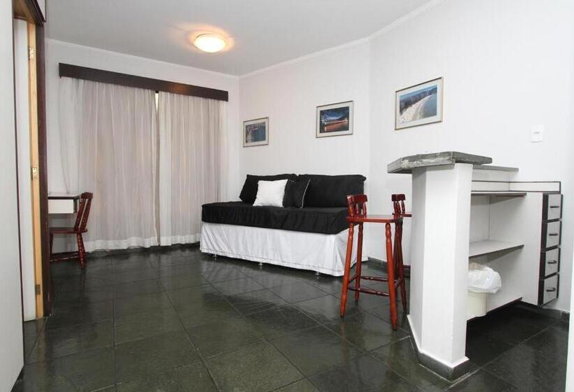 Апартаменты 1 Спальня, Flat Itararé Tower Beach