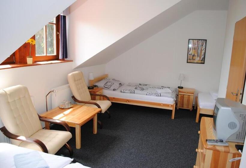 חדר סטנדרט לשלושה, Pod šikmou Věží