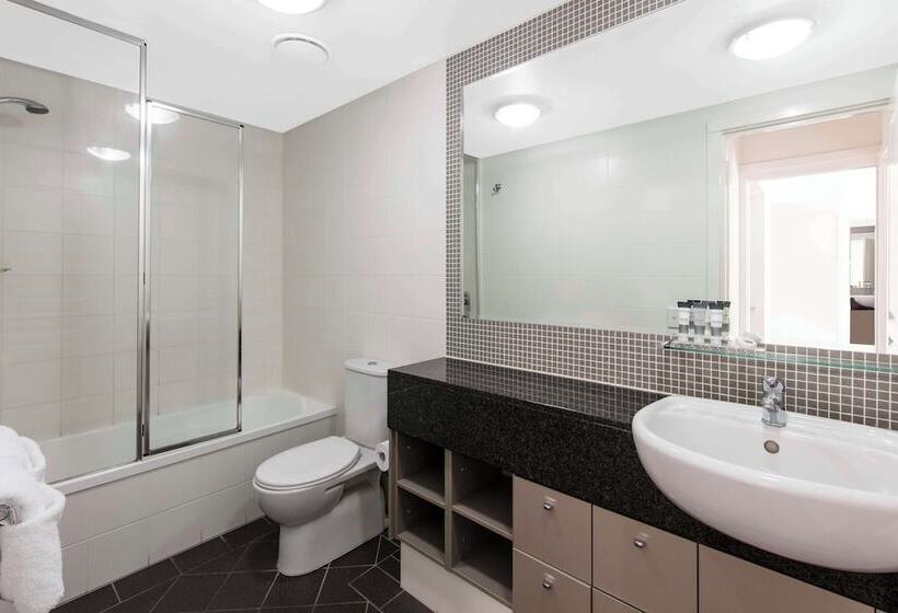 2 베드룸 이그제큐티브 아파트, Oaks Brisbane Mews Suites