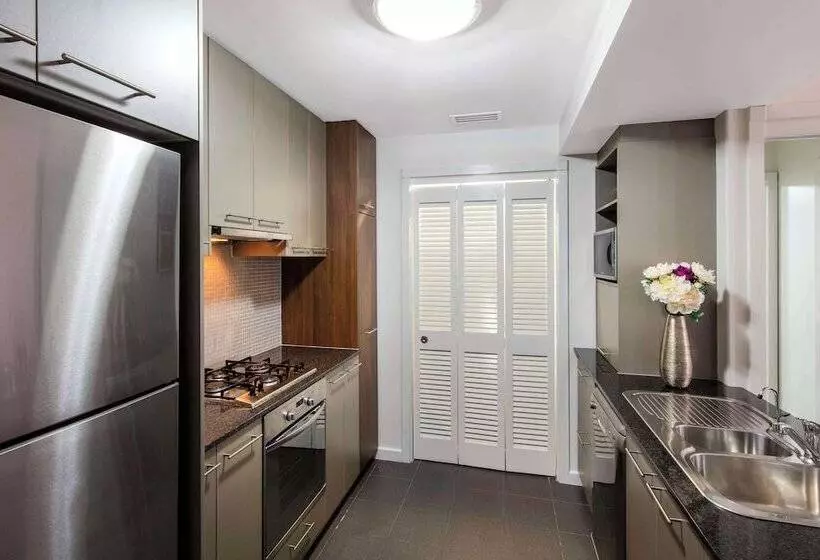 ２ベッドルームのエクゼクティブアパートメント, Oaks Brisbane Mews Suites