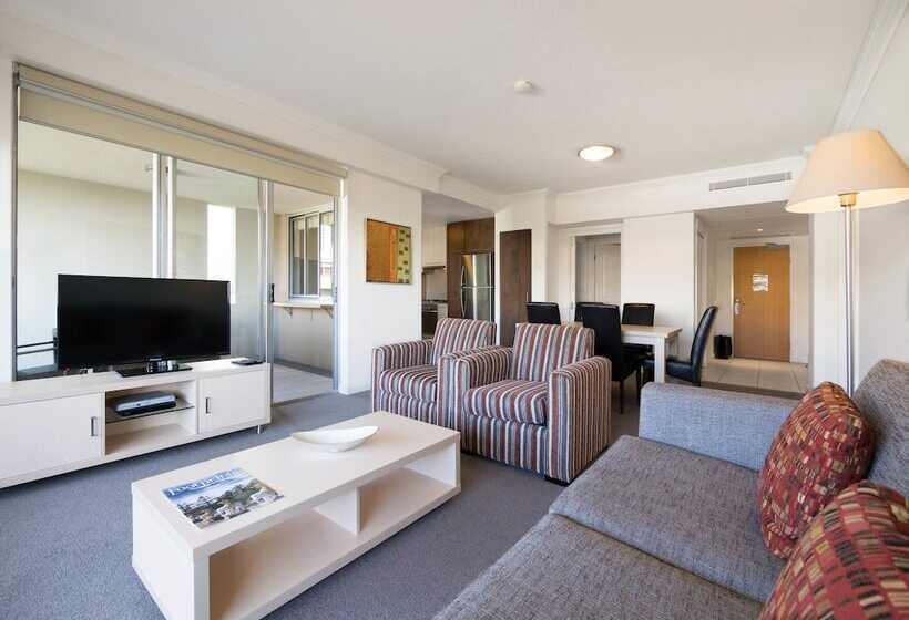 2 베드룸 이그제큐티브 아파트, Oaks Brisbane Mews Suites