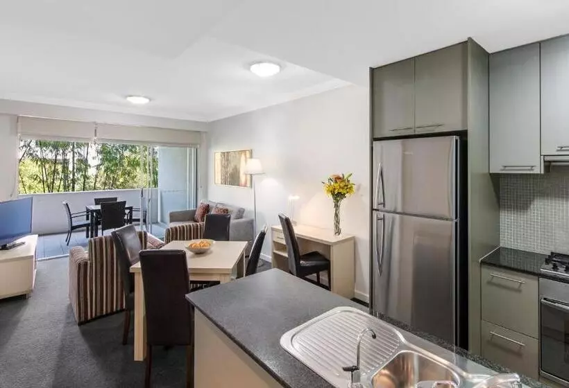 １ベッドルームアパートメント, Oaks Brisbane Mews Suites