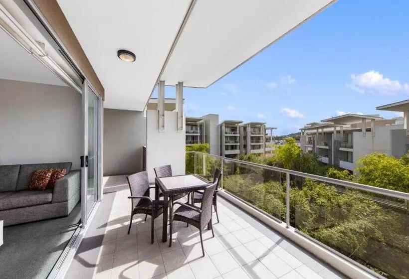 ２ベッドルームのエクゼクティブアパートメント, Oaks Brisbane Mews Suites