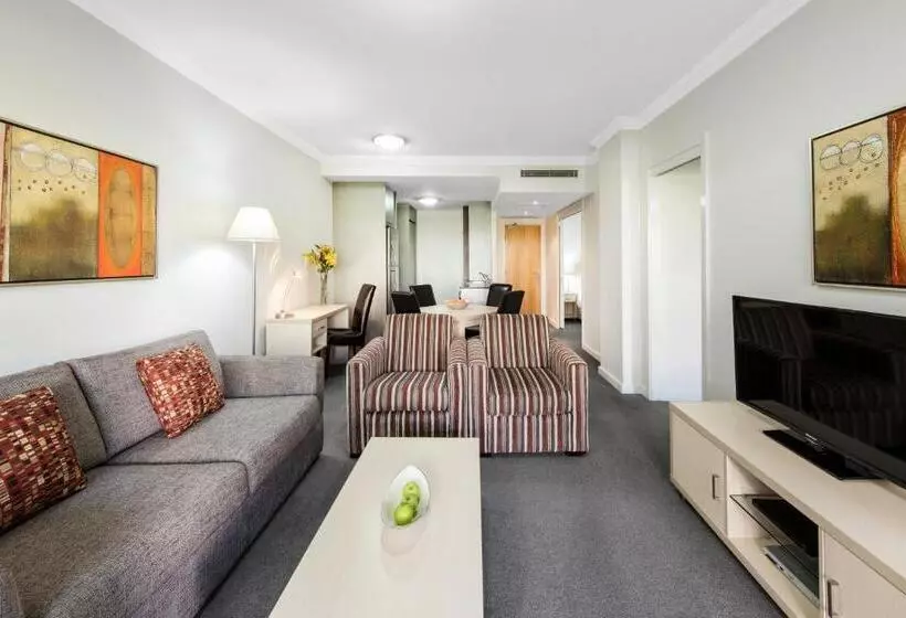 ２ベッドルームのスーペリアアパートメント, Oaks Brisbane Mews Suites