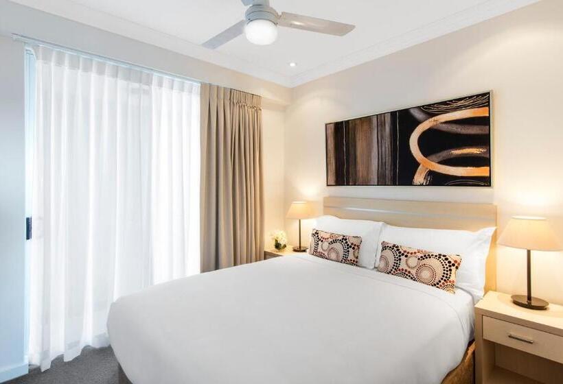 침실 2개 수피리어 아파트, Oaks Brisbane Mews Suites