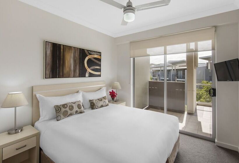 2 베드룸 이그제큐티브 아파트, Oaks Brisbane Mews Suites