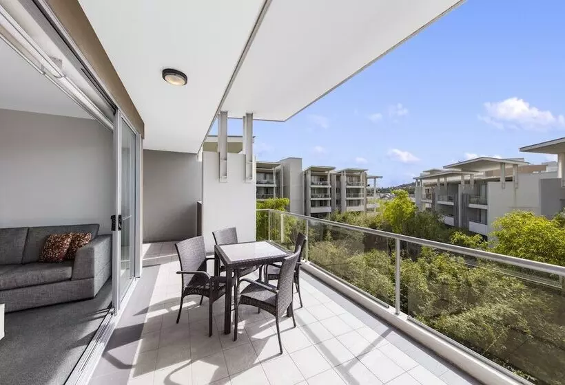 ２ベッドルームのエクゼクティブアパートメント, Oaks Brisbane Mews Suites