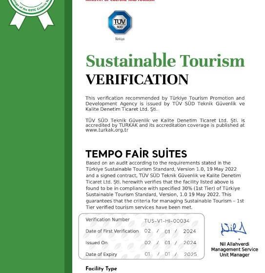 سوییت, Tempo Fair Suites