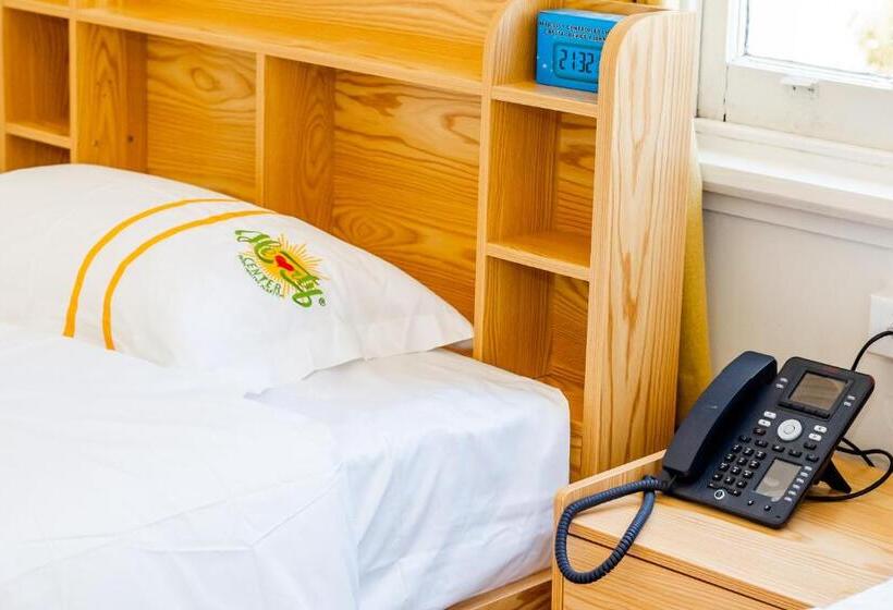 스탠다드 싱글 룸 공동욕실, Hearty Center Motel