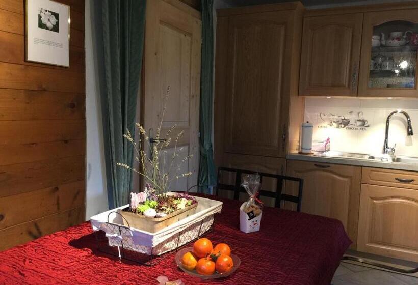 带1个卧室带花园景观的公寓, Les Quatre Saisons Balcon Et Jardin