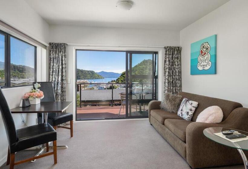 带双人床的标准工作室, Harbour View Motel