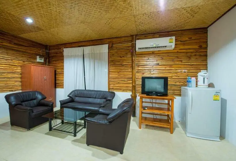 バルコニー付スタンダード4ベッドルーム, Panya Garden Resort
