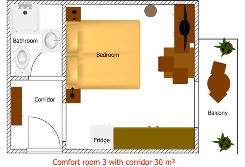 Comfort room with balcony, Bauernhof Trinkergut
