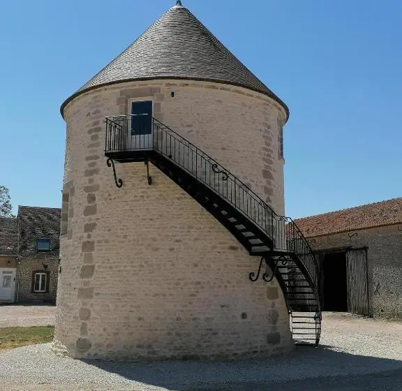 キングサイズベッドのデラックスルーム, Ferme De Mesangeon