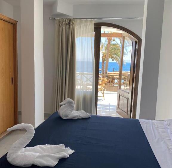 חדר דלוקס נוף לים, Penguin Village Dahab