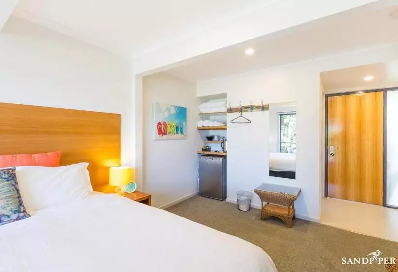 キングサイズベッドのスタンダードルーム, Sandpiper Motel Apollo Bay