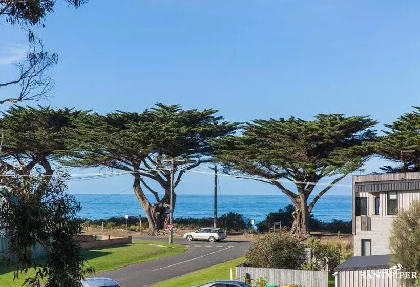 キングサイズベッドのスタンダードルーム, Sandpiper Motel Apollo Bay