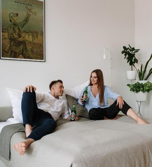 آپارتمان 1 خوابه با بالکن, Apartamenty Browar Perła   Free Parking