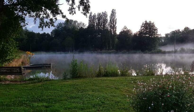 标准间带湖景, Domaine De La Basse Bobinière Gîte Et Chambres D Hôtes