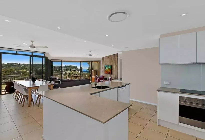 １ベッドルームペントハウスアパート, Avoca Palms Resort Apartments