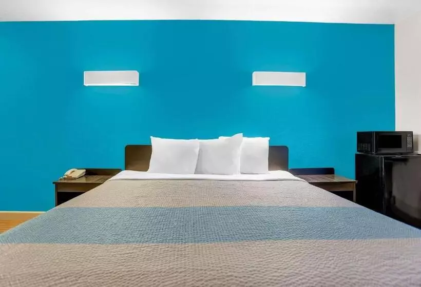 اتاق استاندارد با تخت بزرگ, Motel 6anderson, Ca Redding Airport