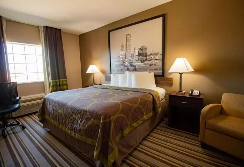 キングサイズベッドのスタンダードルーム, Surestay Plus Hotel By Best Western Owasso Tulsa North