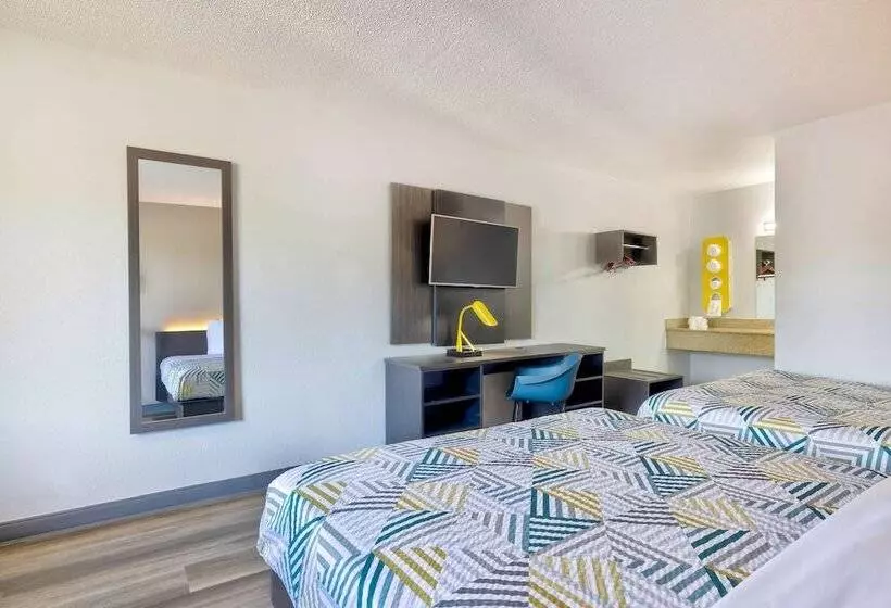 2ダブルベッドのスタンダードルーム, Motel 6 Hammond, In Chicago Area