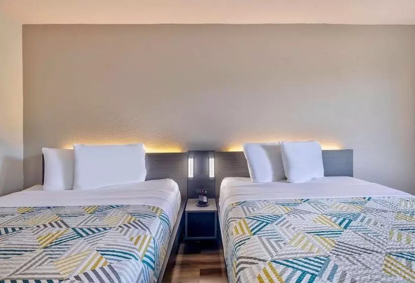 2ダブルベッドのスタンダードルーム, Motel 6 Hammond, In Chicago Area