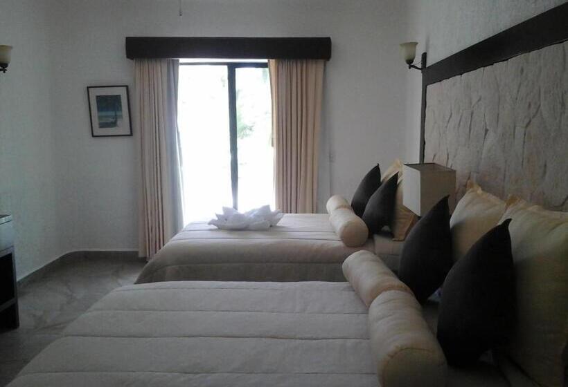 اتاق استاندارد با چشمانداز دریا, Club Akumal Caribe