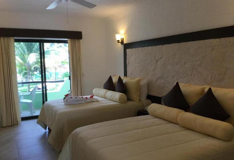 اتاق استاندارد با چشمانداز دریا, Club Akumal Caribe