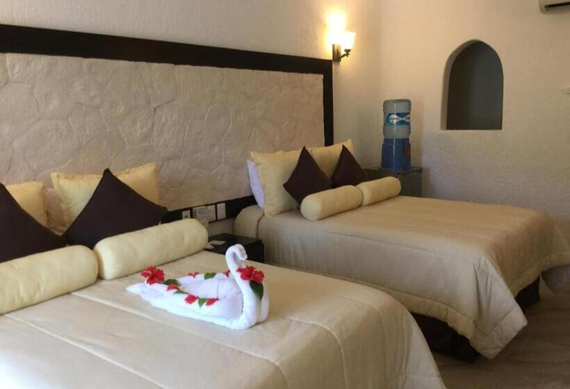 اتاق استاندارد با چشمانداز دریا, Club Akumal Caribe