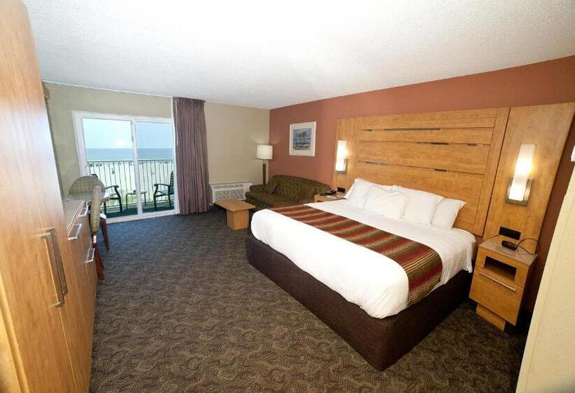 带观景和大床的豪华房间, Desoto Beach