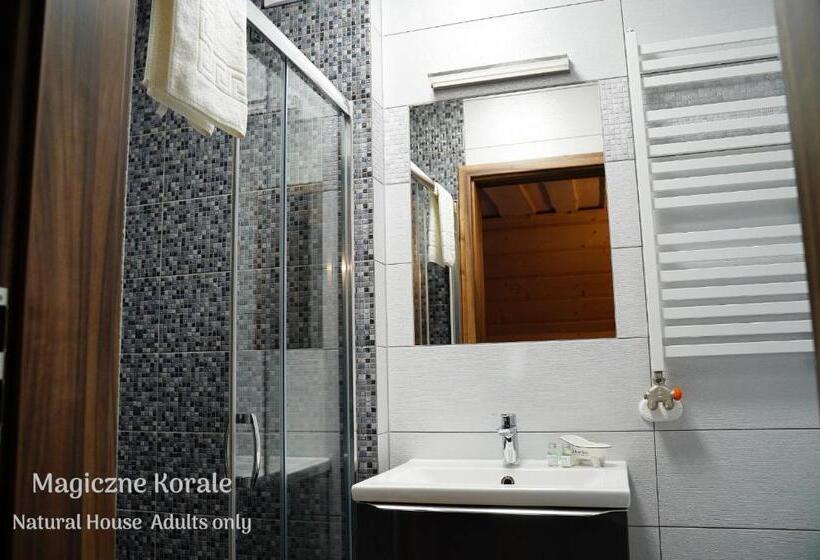 اتاق استاندارد چهارنفره با بالکن, Magiczne Korale   Kameralne Miejsce Na Odpoczynek Dla Dorosłych   Adult Only