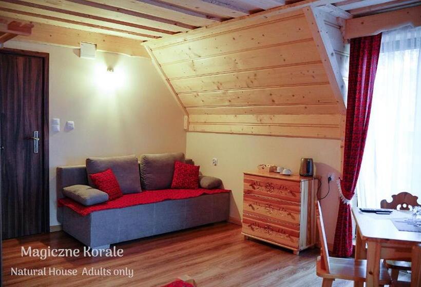 اتاق استاندارد چهارنفره با بالکن, Magiczne Korale   Kameralne Miejsce Na Odpoczynek Dla Dorosłych   Adult Only