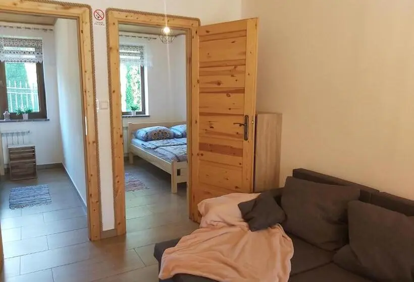 テラス付き１ベッドルームアパートメント, Leśny Dwór Bieszczady   Sauna I Gorąca Balia
