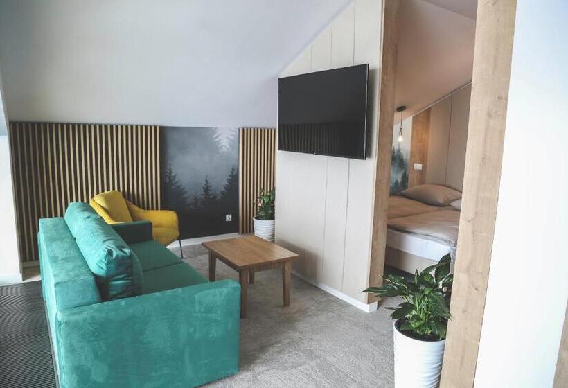 带1个卧室的豪华公寓, Szklane Lniane