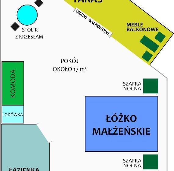 اتاق استاندارد با تراس, Arena Slonca