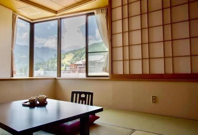 Standard-huone Jaettu Kylpyhuone, Hakuba Onsen Ryokan Shiroumaso