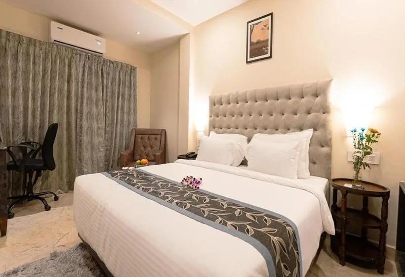 Deluxe-huone Allasnäkymä, The Verda De Miranda Resort Morjim North Goa