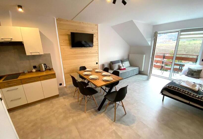 آپارتمان 1 خوابه با چشمانداز, Willa Widokowa