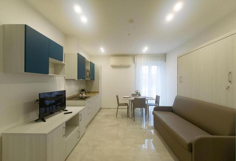 آپارتمان 1 خوابه با چشم‌انداز دریا, Residence Flow R