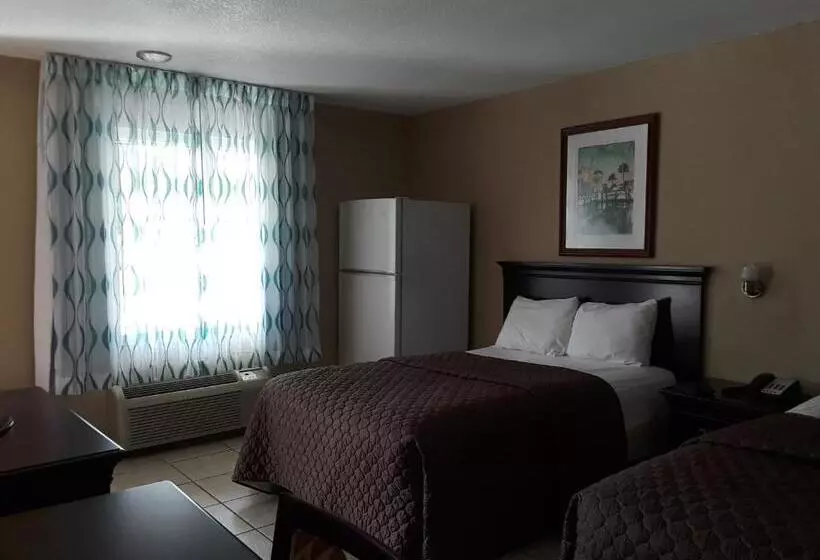 2ダブルベッドのスタンダードルーム, Budget Lodge Mount Dora