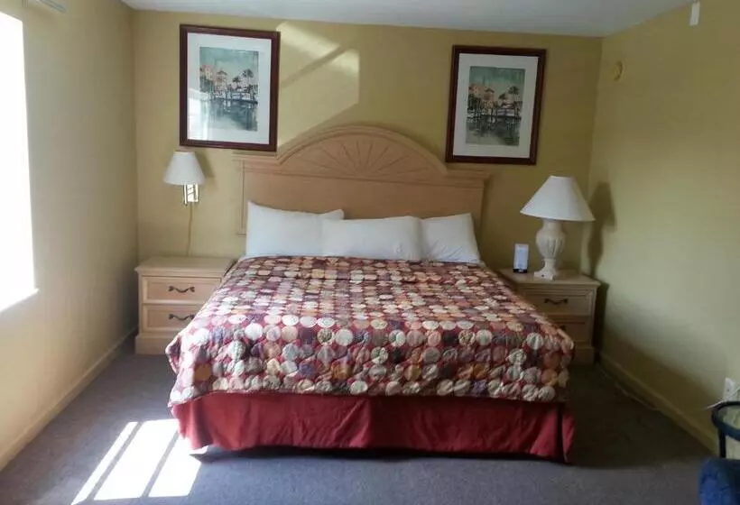 キングサイズベッドのスタンダードルーム, Budget Lodge Mount Dora