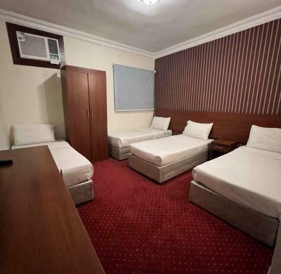 اتاق استاندارد چهار تخته, فندق كنان العزيزية Kinan Al Azizia Hotel Makkah